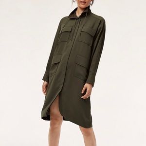 Babaton Trench Coat/Shirt Dress Size M Like New